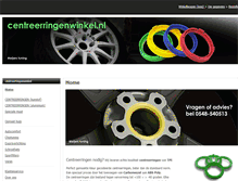 Tablet Screenshot of centreerringenwinkel.nl
